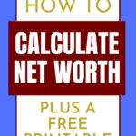 Calculate Net Worth