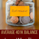 Average 401k Plan Balance Pinterest Pin
