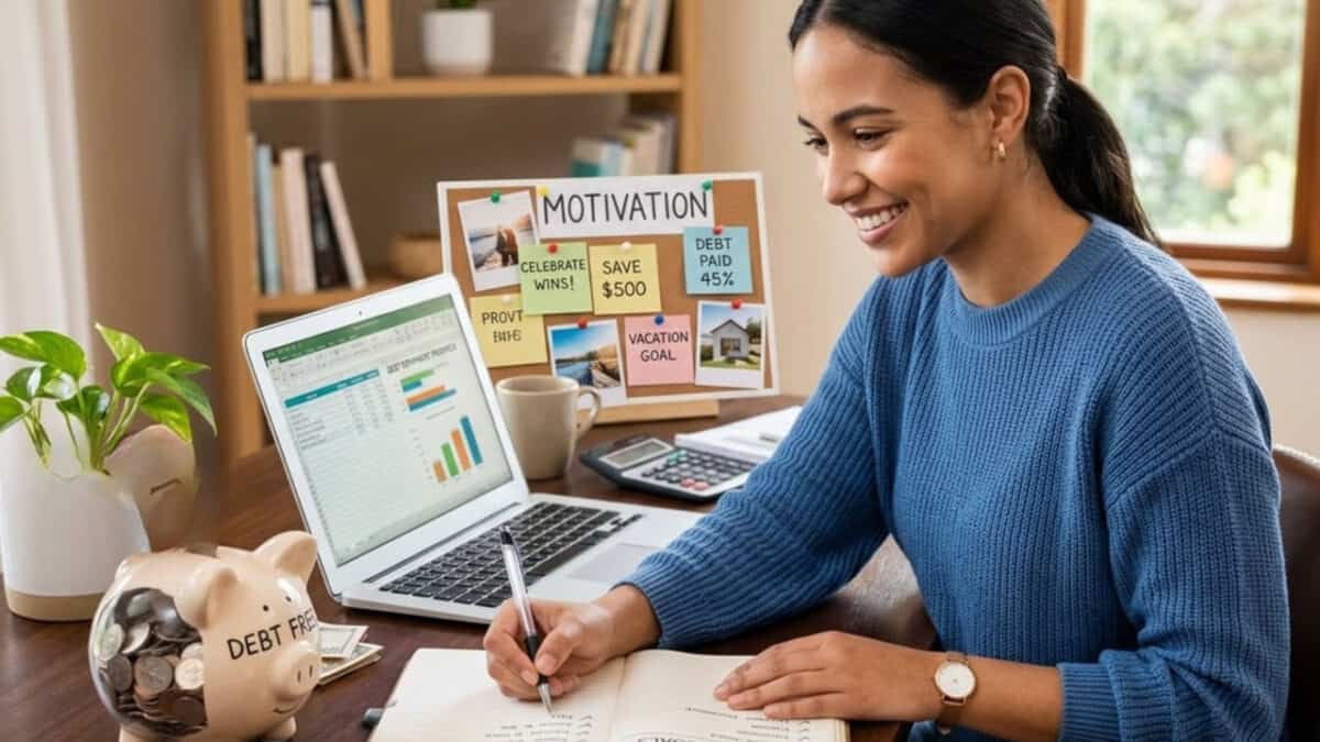 motivated when paying off debt