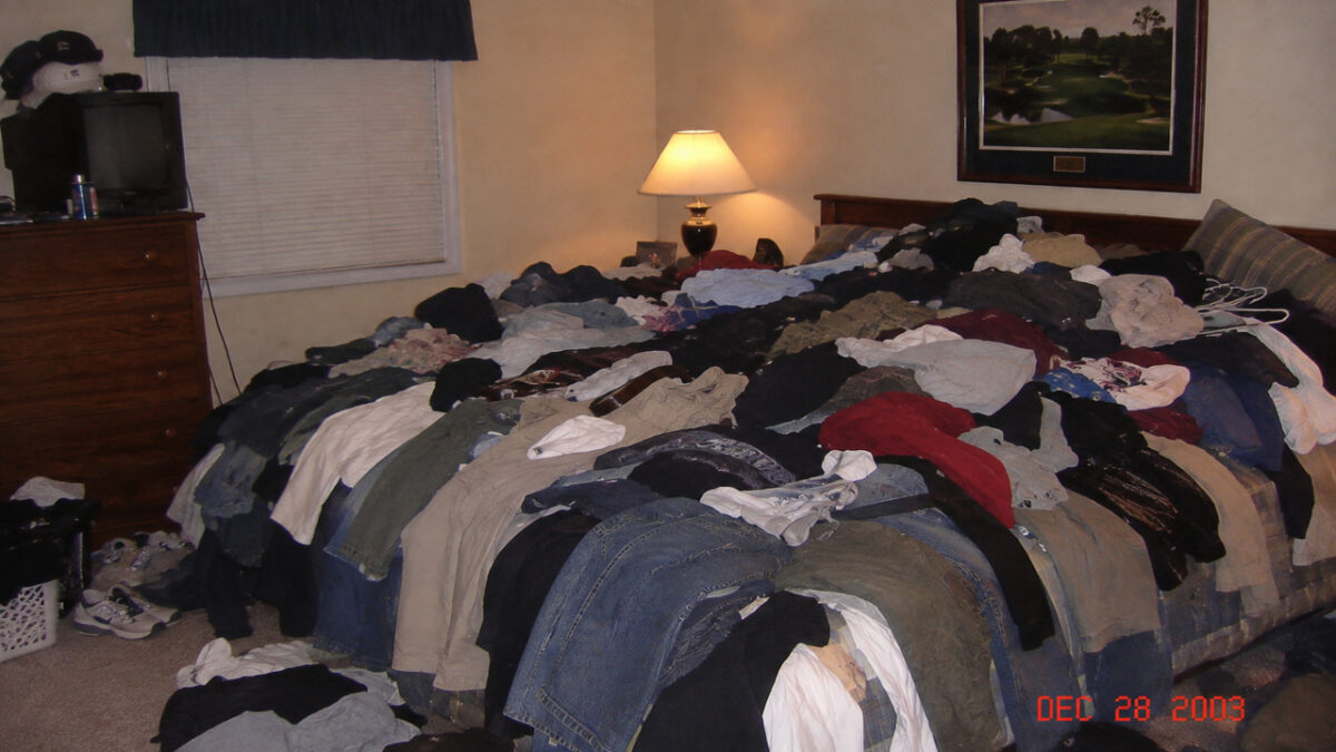 pile of clothes