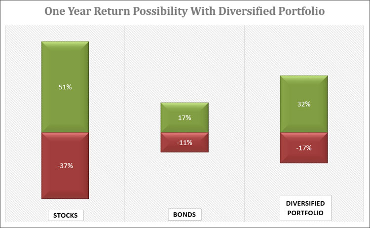 1 Year Return Diversified Portfolio