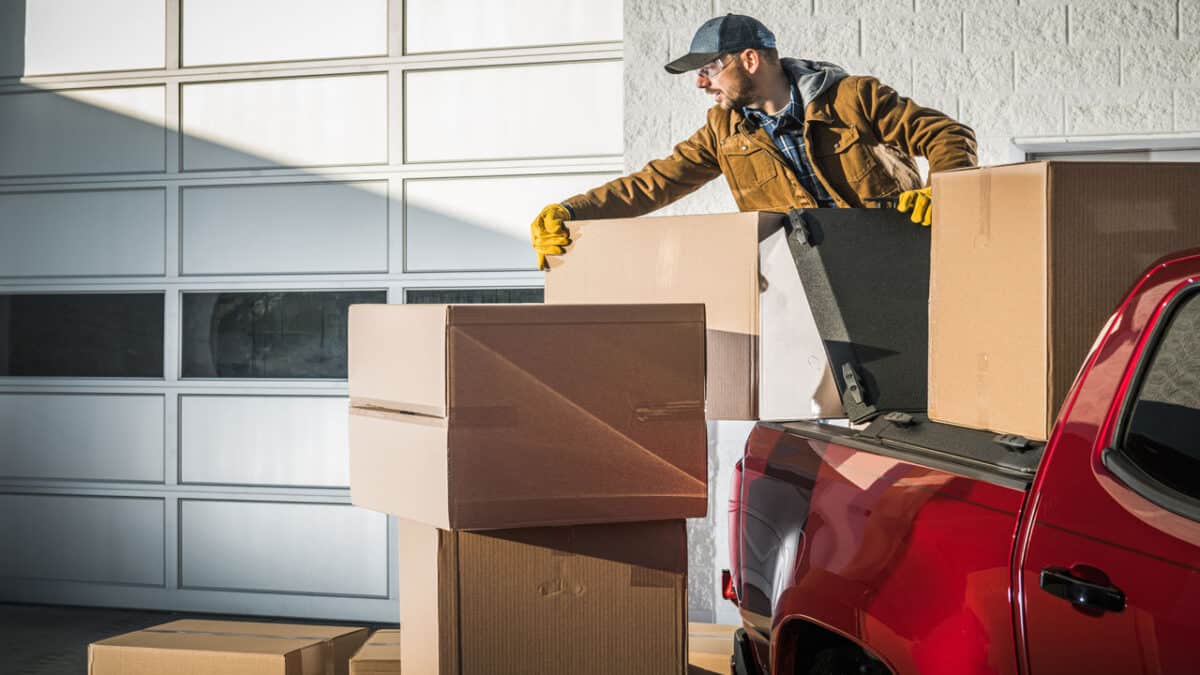using pickup truck for deliveries