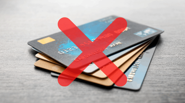 stop using Credit Cards