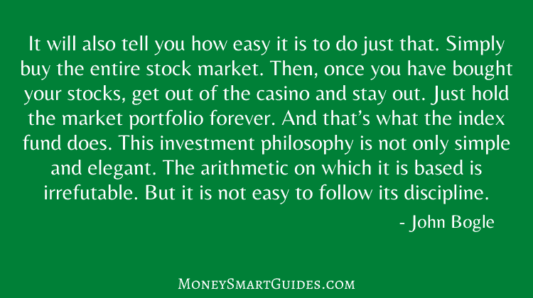 Simply buy the entire stock market