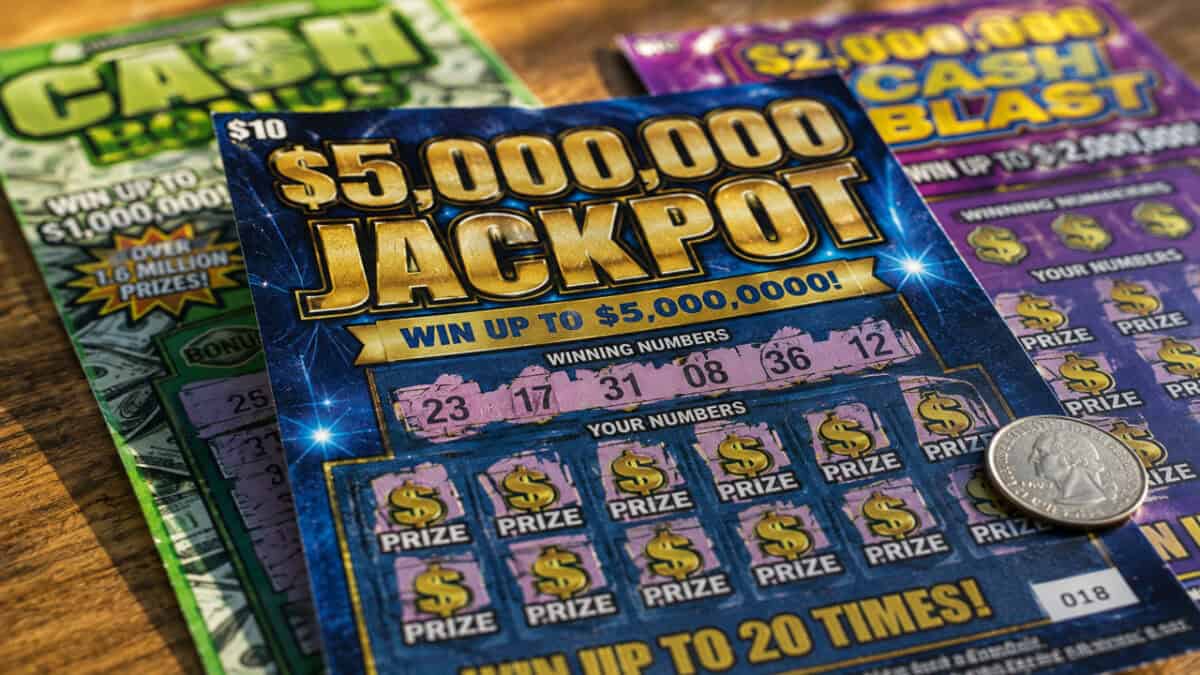 scratch off lottery tickets