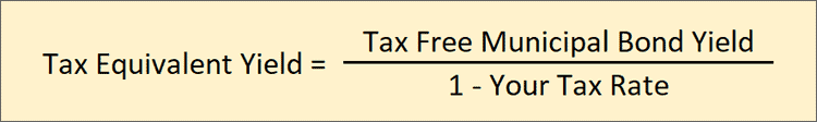 Tax Equivalent Yield Formula