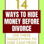 Hide Money Divorce Pin