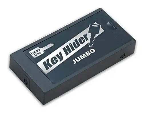 Lucky Line Jumbo Magnetic Key Hider, Case Holder for Larger Keys and Transponders (91501)
