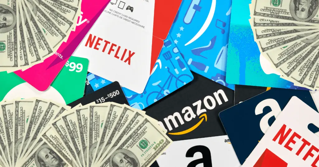 how to turn gift cards into cash fast