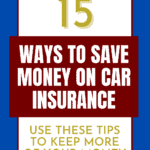 save money on car insurance pin