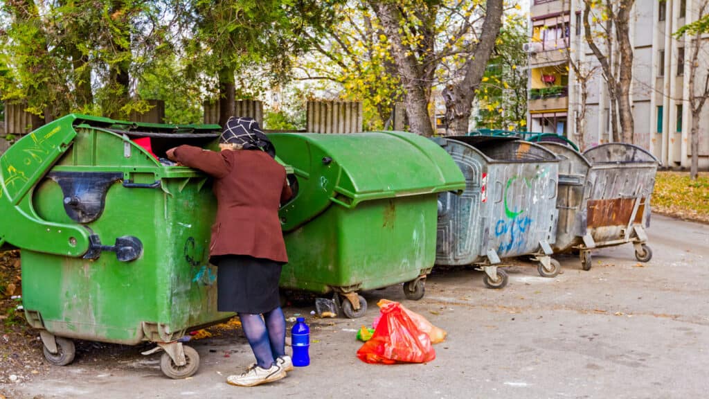 dumpster-dive
