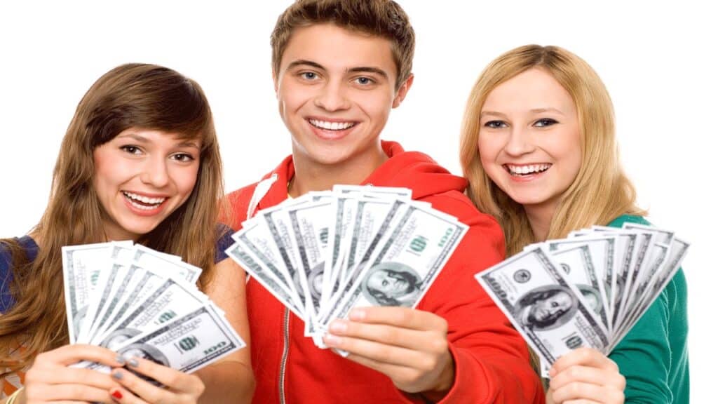 teens with money