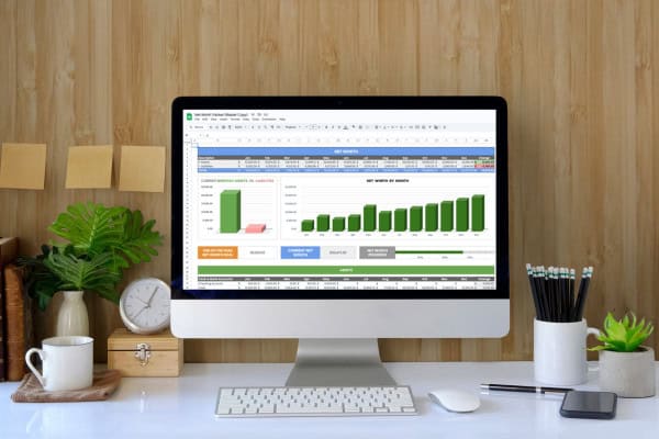 Net Worth Tracker Spreadsheet Featured
