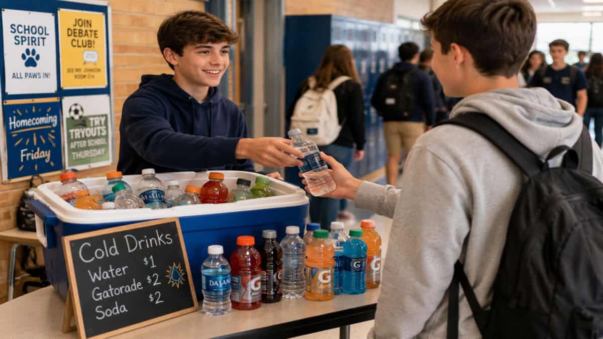 kid-selling-drinks-at-school